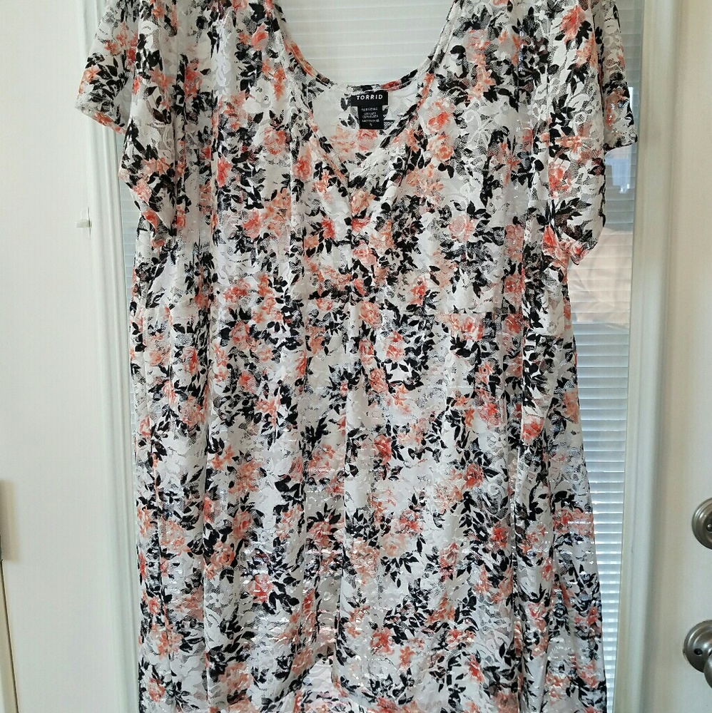 Lace tunic from Torrid