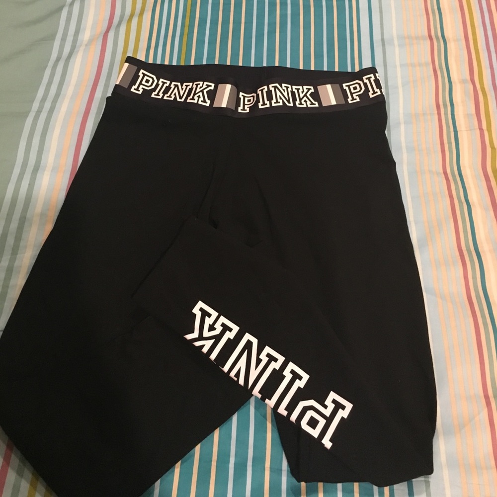 Pink Victoria's Secret leggings L