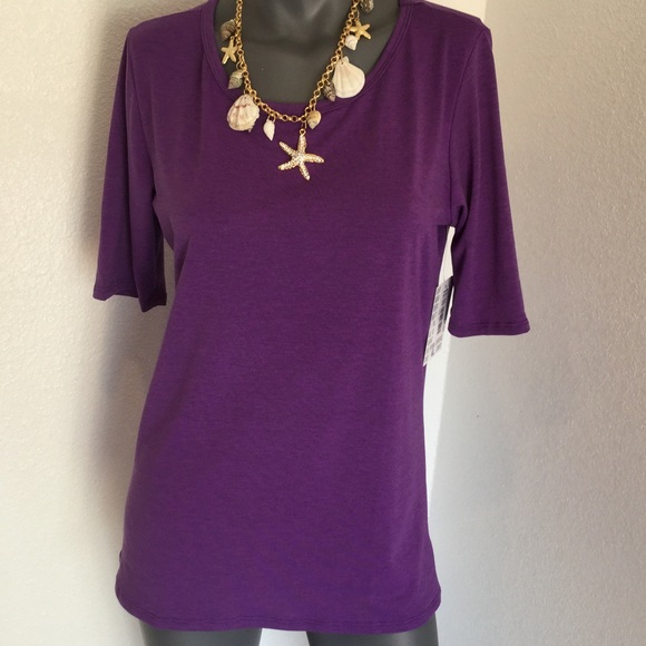 🦄💐Hello beautiful Gigi NWT solid purple