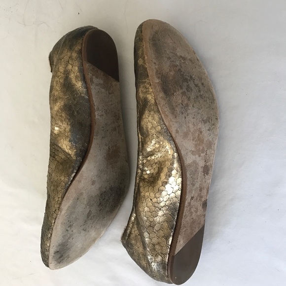 Vera Wang Lavender Lilian-Gold Ballet size 7.5 - Picture 2 of 3