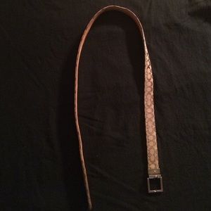 Small Brown Coach belt