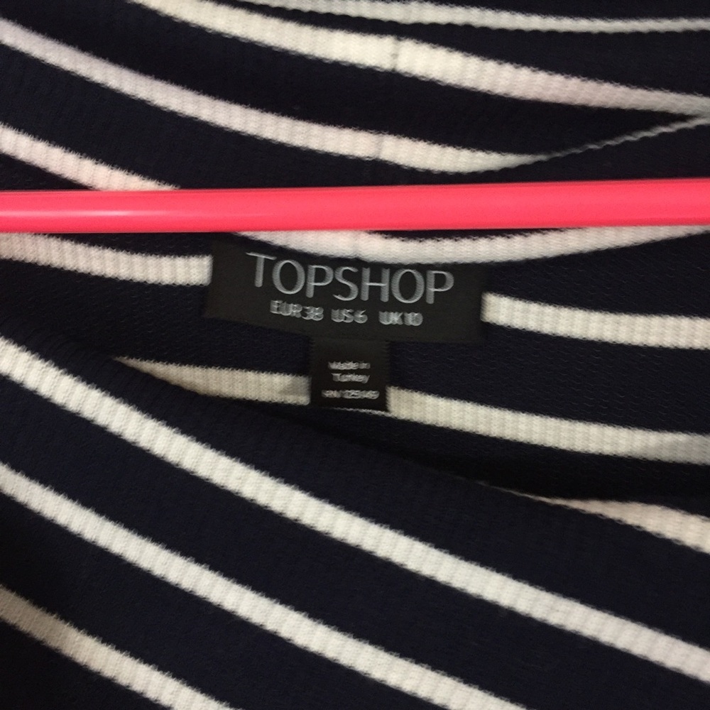 ⭐️⭐️⭐️ TOPSHOP bodycon stripe dress - NWOT ⭐️⭐️⭐️ - Picture 4 of 6