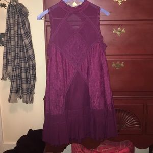 Free people extra small maroon dress
