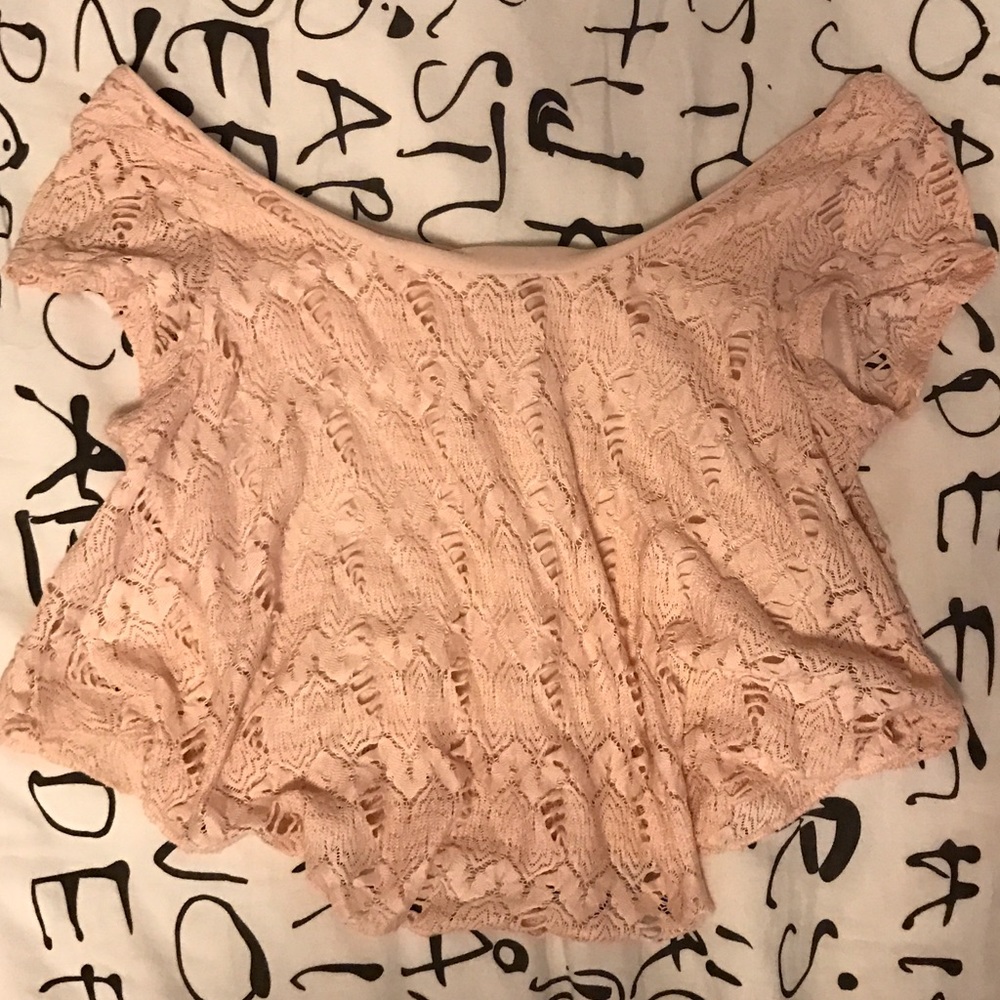 Pink & white tops
