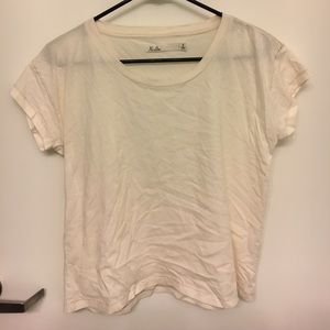 Madewell Hi-Line Cream T-Shirt