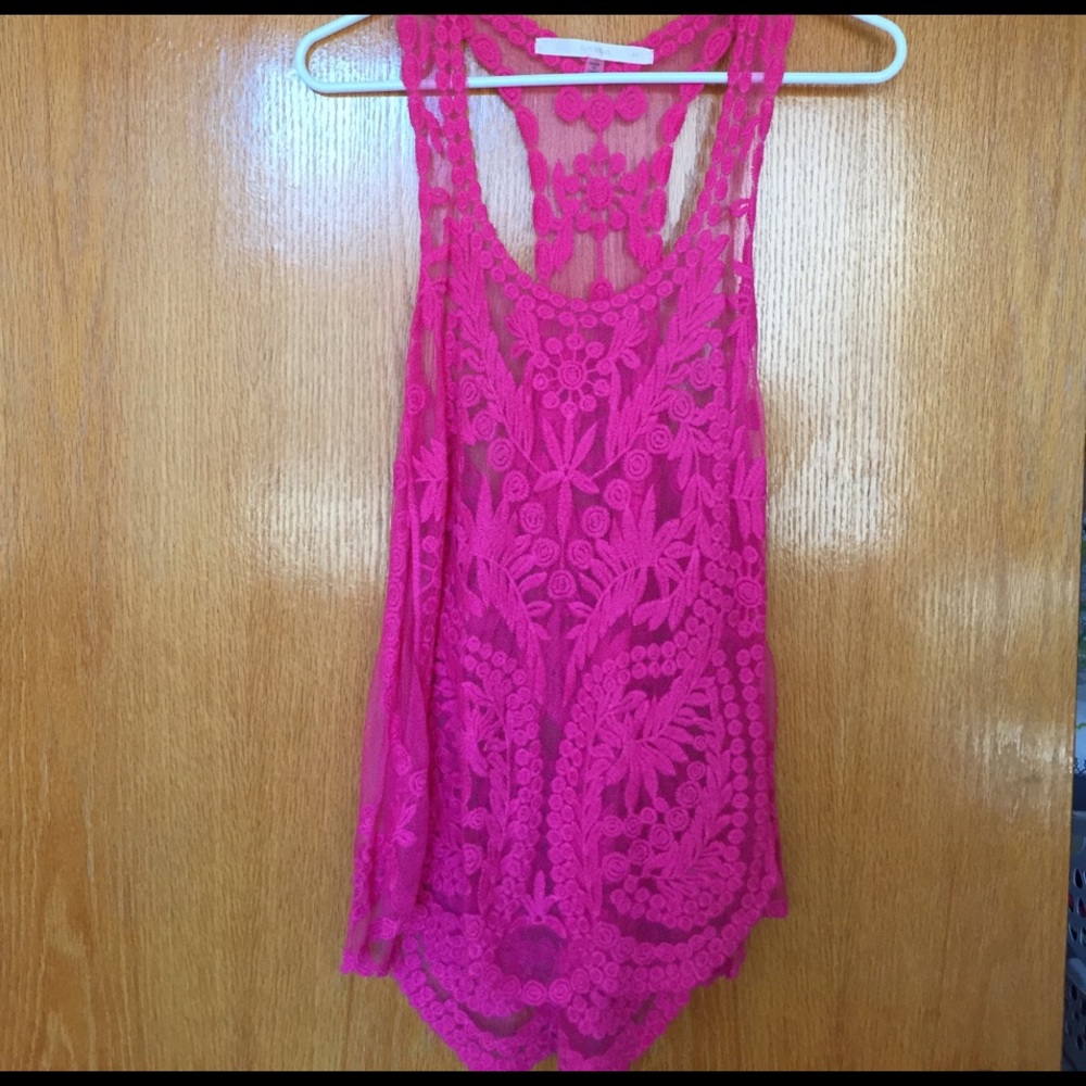 Shear fun 2 fun pink top