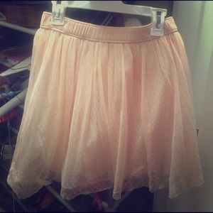 Tulle mini skirt