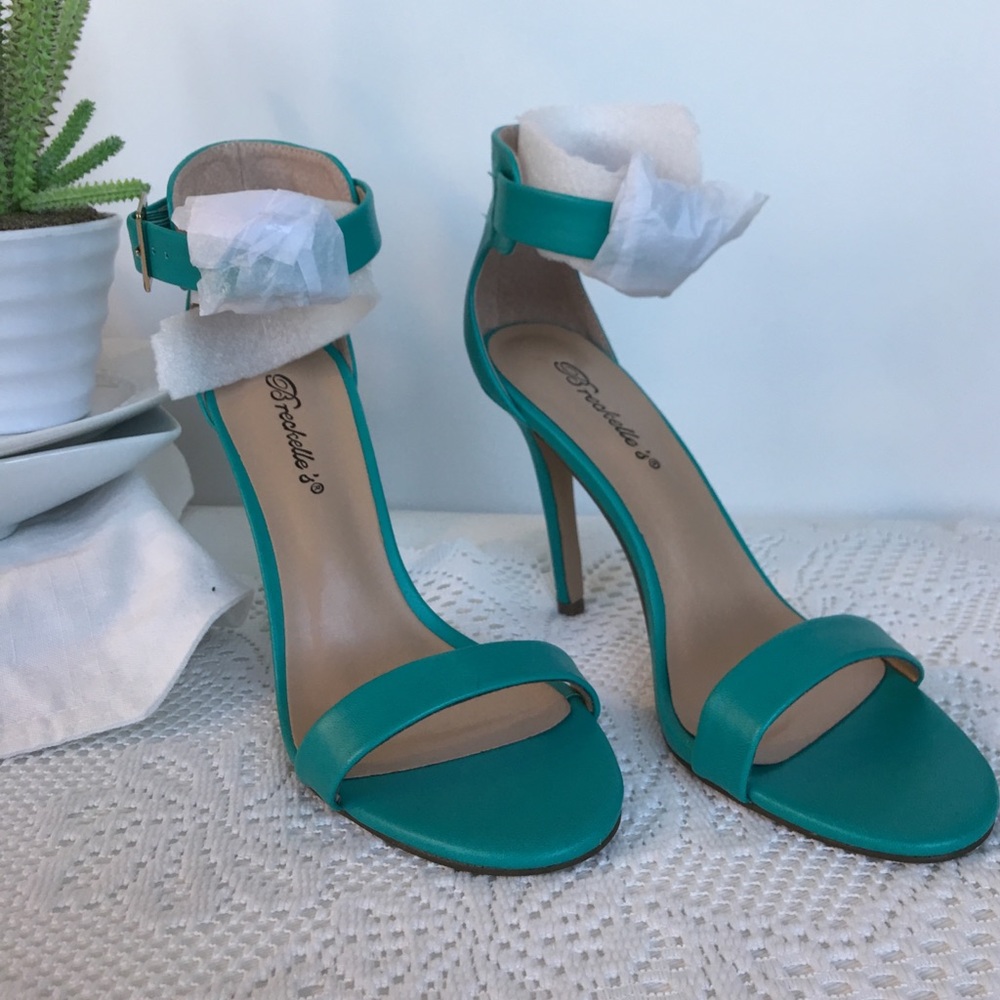 Teal High Heels