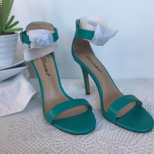 Teal High Heels