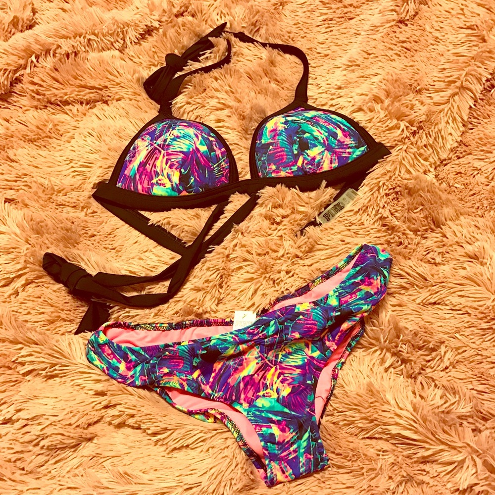 VS pink swim suit