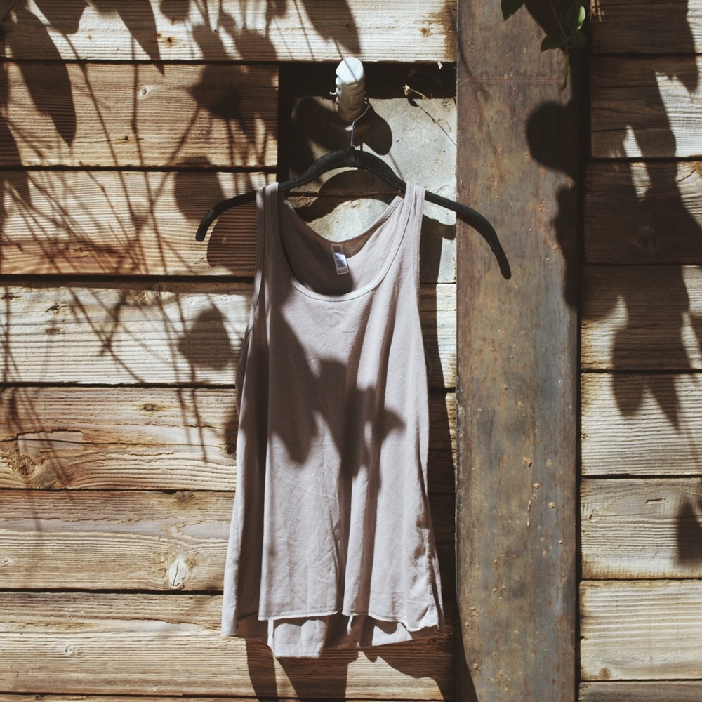 Brown tank top