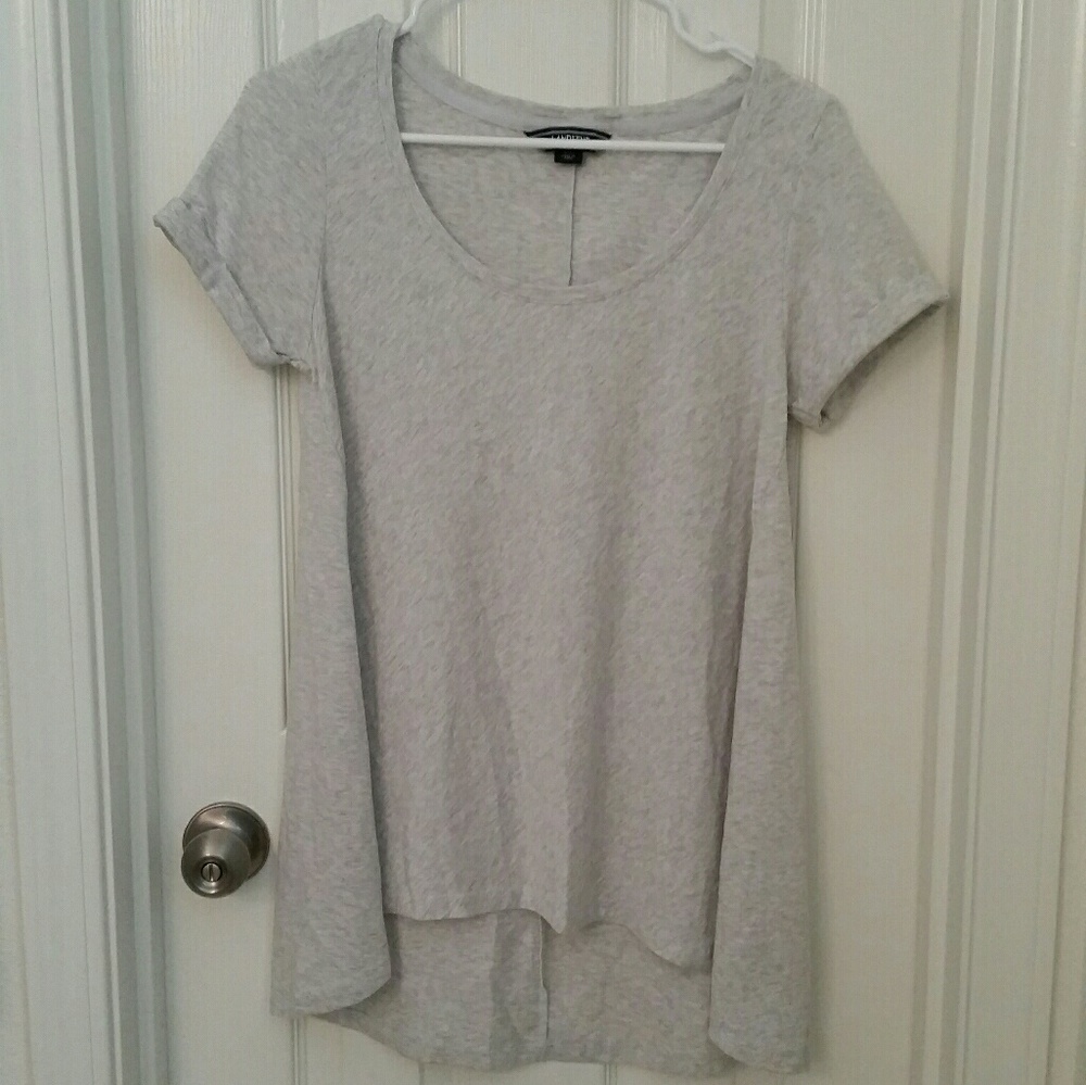 Land's End Light Gray High Low Top