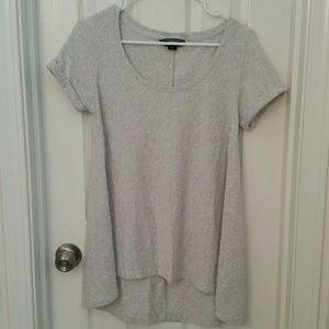 Land's End Light Gray High Low Top