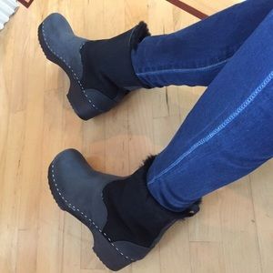 Sandgrens Pasco Shearling Clog Boot 39