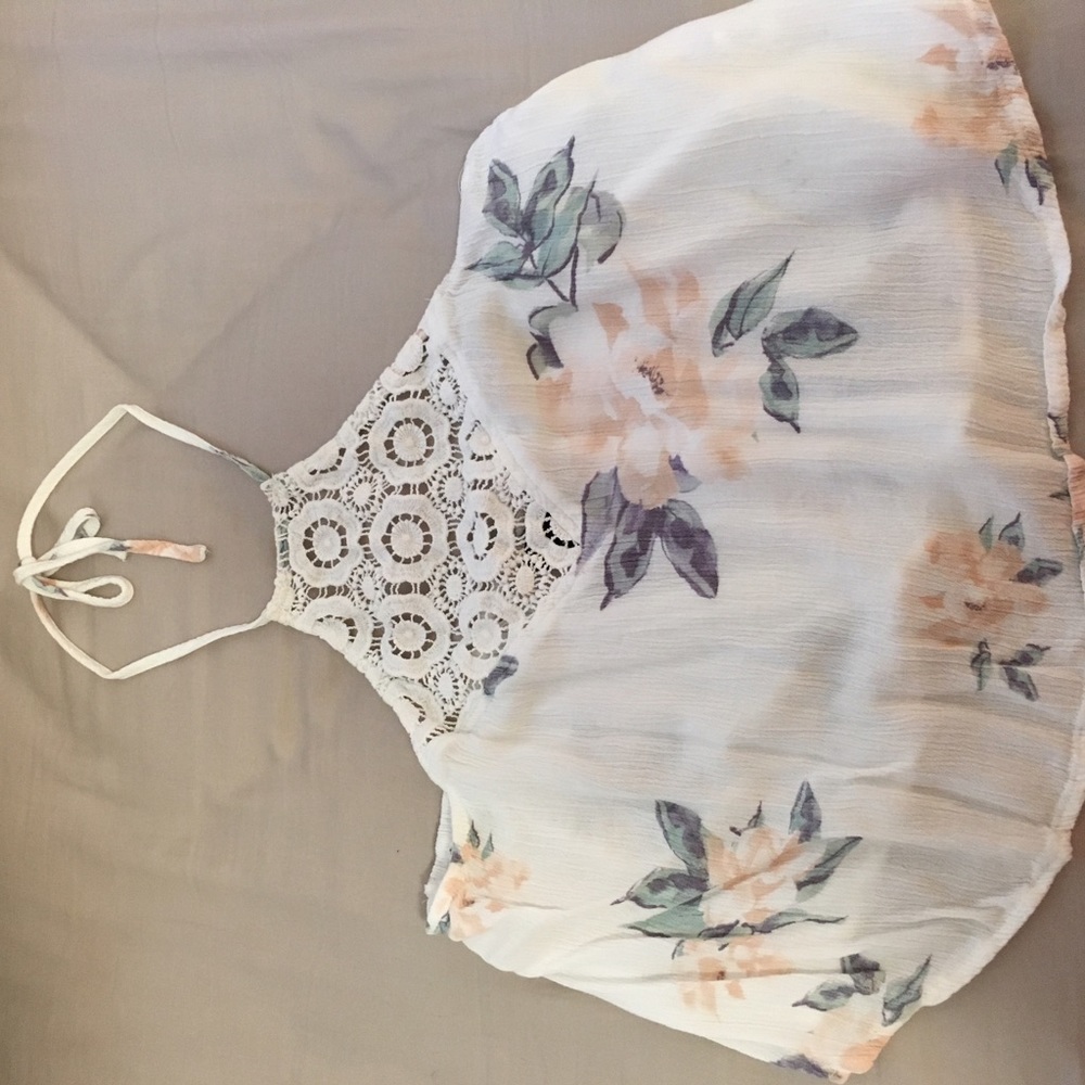 Pacsun open back crop top