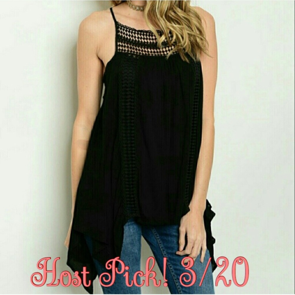 BOHO - Crotchet Tunic Tank - SEXY❤️