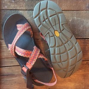 Chacos Size 8.5 Orange Print