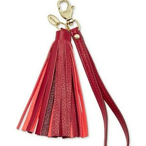 NWT, Fossil Leather bag charm NWT, Fossil Leather bag charm