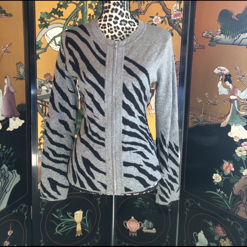 Jones New York glitter sweater size: M