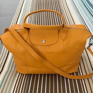 Authentic Soft Leather Longchamp Bag