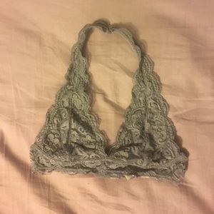 Grey Lace Bralette