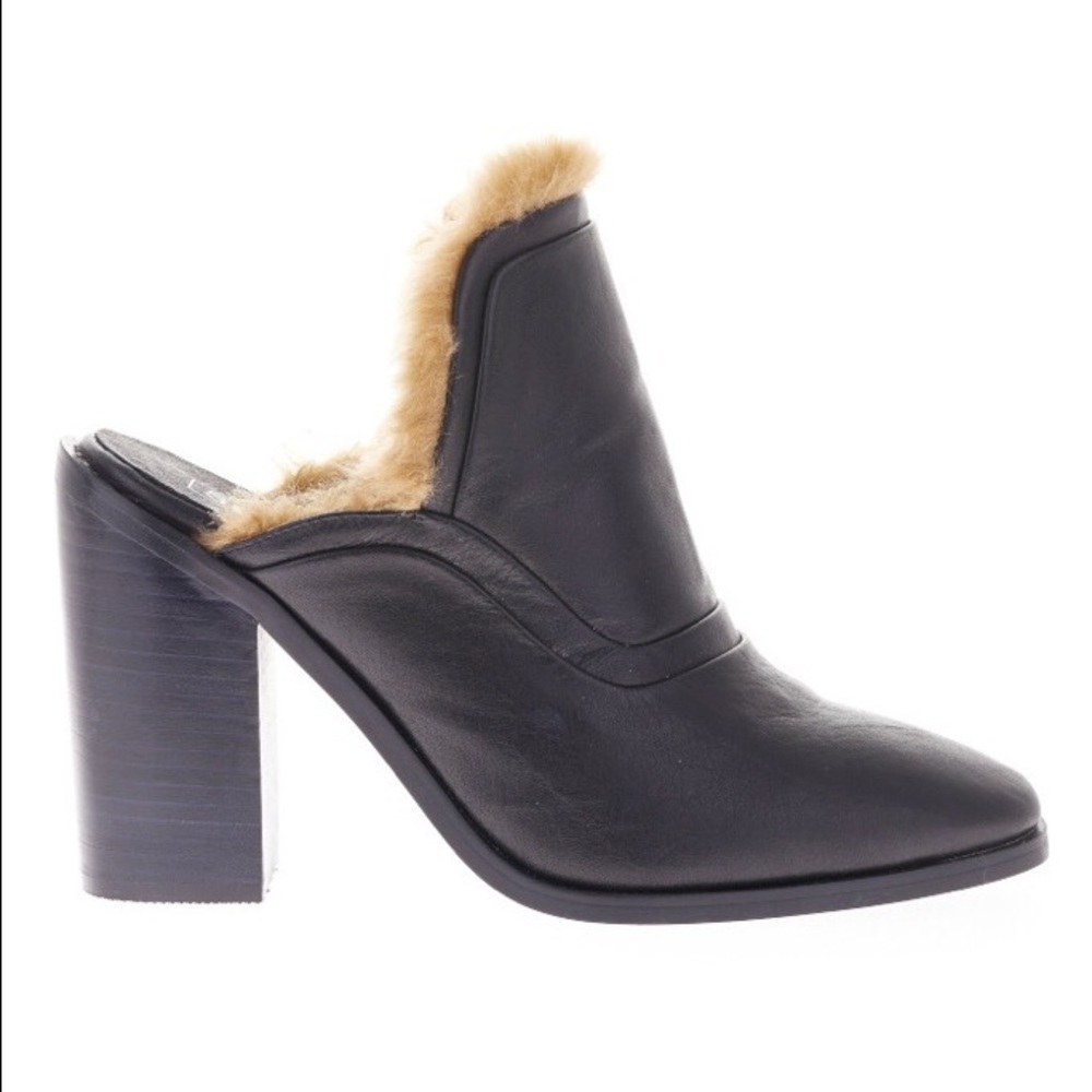 Sol Sana fever mule fur lined leather size 38