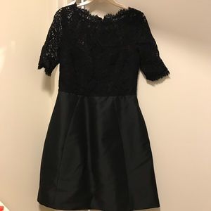 Monique Lhullier Black Cocktail Dress - size 8