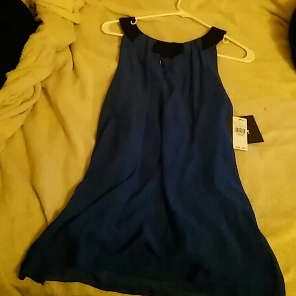 Blue dressey tank