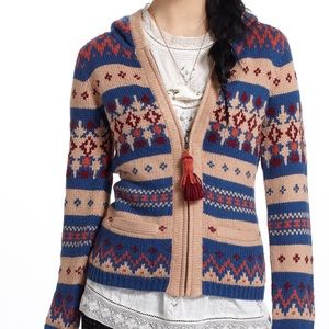 Anthropologie mohawk sweater jacket