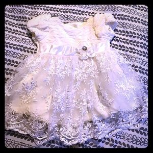 3 month baby girl dress white