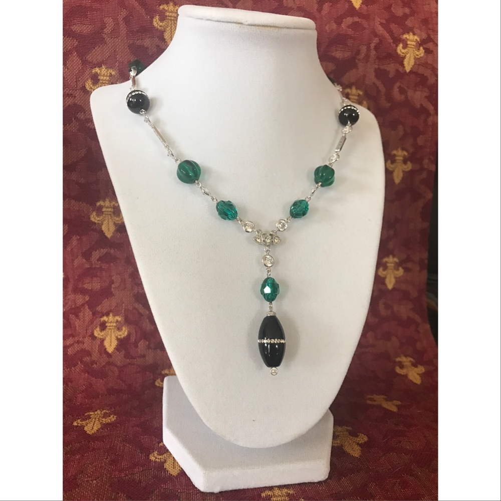 NWT Siren Song Upcycled Crystal Necklace