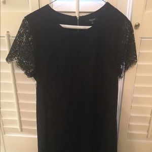 Black lace dress