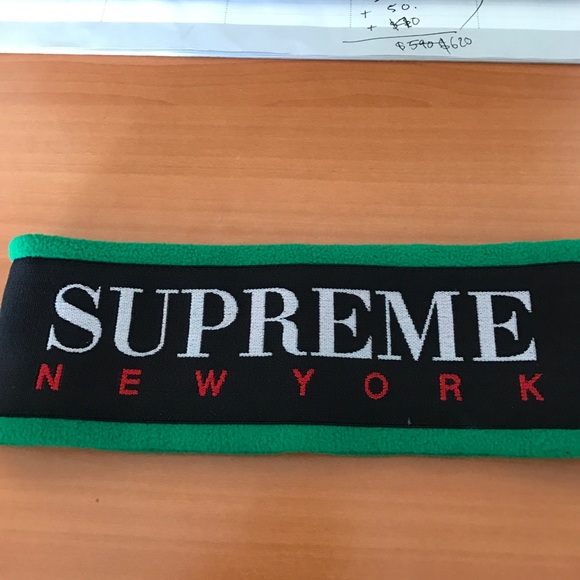 supreme headband green