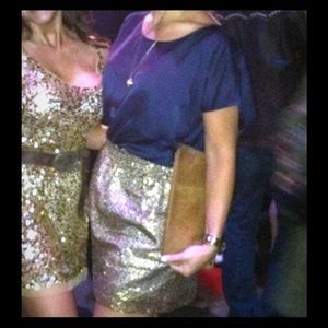 Navy Silky Top by Frenchi for Nordstrom