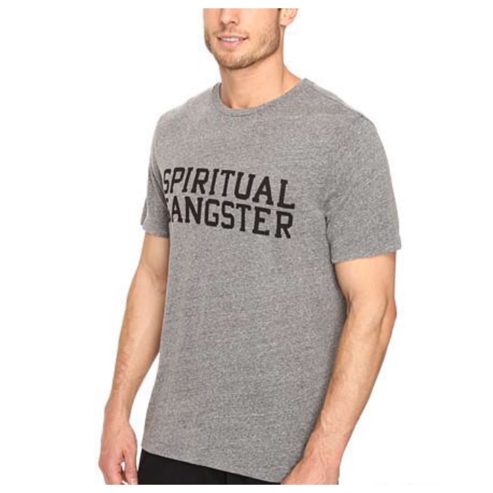 NWT Men's Spiritual Gangster Grey T-shirt
