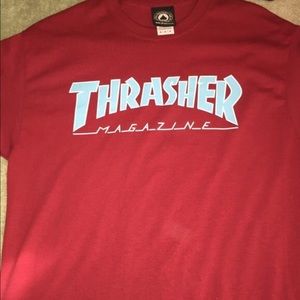 Red Thrasher Crew neck shirt
