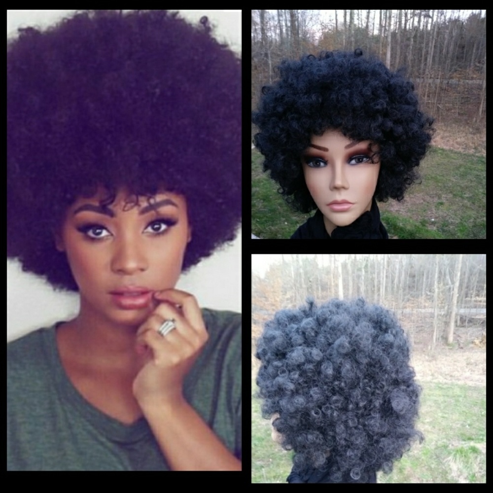 GORGEOUS  SYNTHETIC NATURAL HAIR AFRO WIG