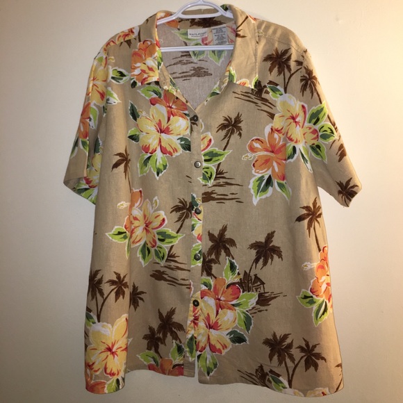 Tropical Button Down - Picture 1 of 2