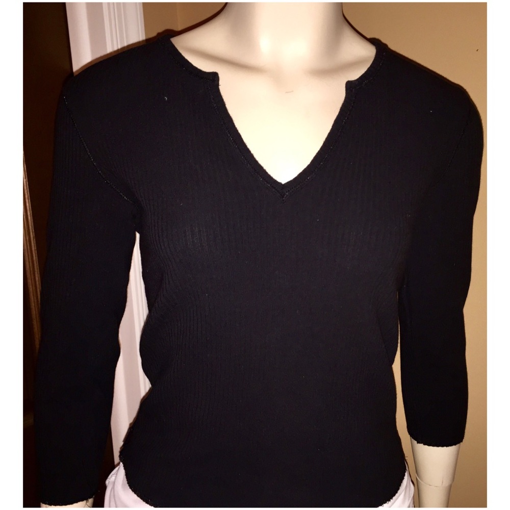 Ralph Lauren V-Neck Ribbed Print Tops, XS, 3 avail