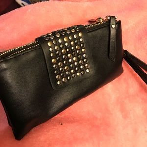 Black studded wristlet!