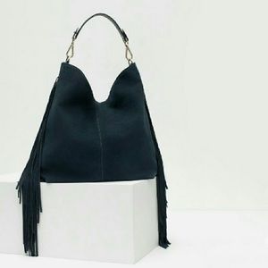 Zara Suede Leather Shoulder Bad