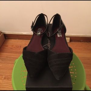 Cute flats w/ankle straps