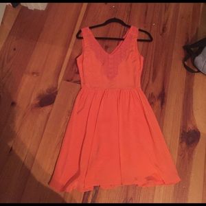 Aryn K Tangerine Sundress