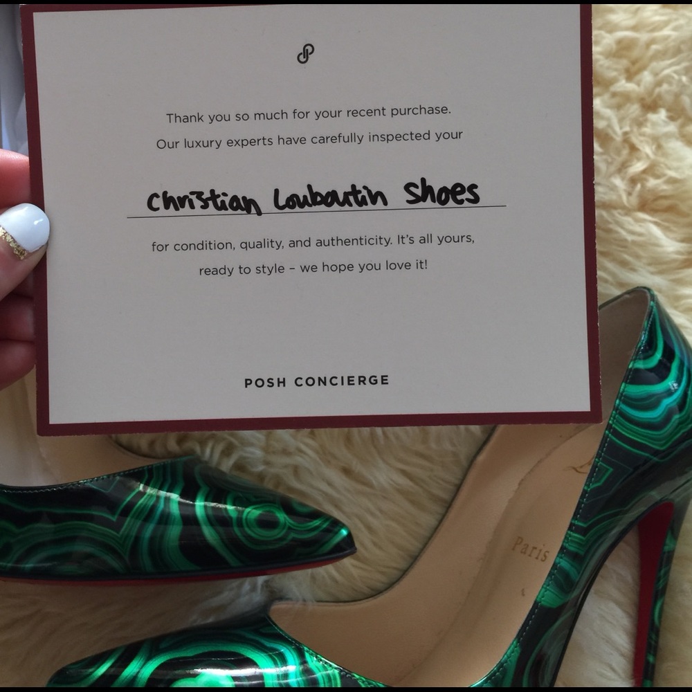 SOLD ****Christian Louboutin So Kate Malachite - Picture 6 of 8