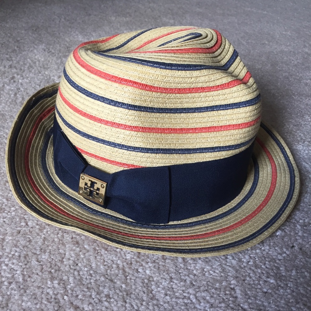 ⭐️ NWOT Tory Burch Straw Fedora ⭐️