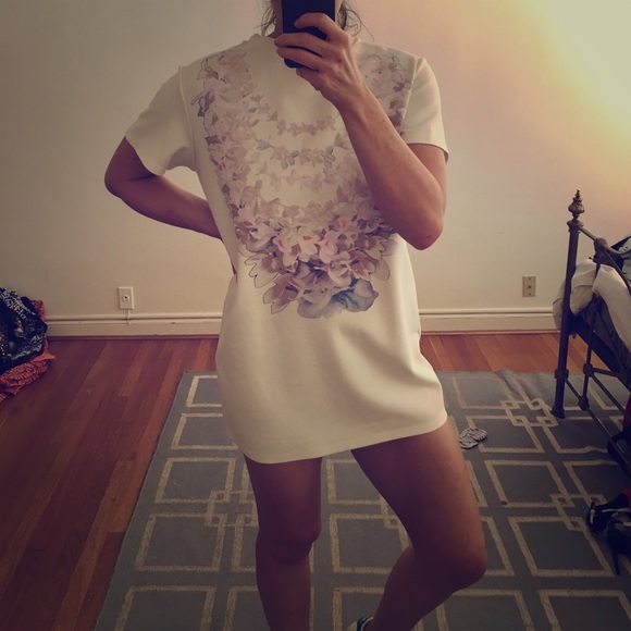 cynthia rowley oversized tee dress Cynthia Rowley Rhinestoned Tee Dress