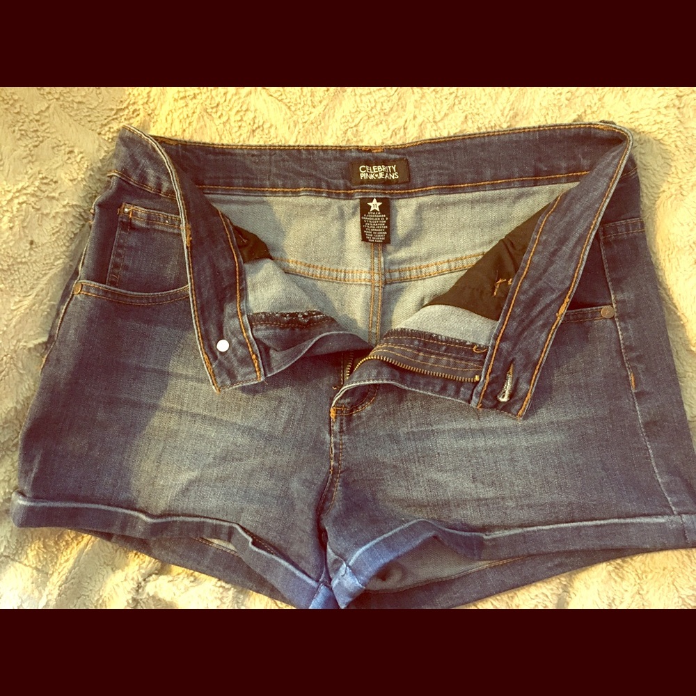 Celebrity Pink denim shorts