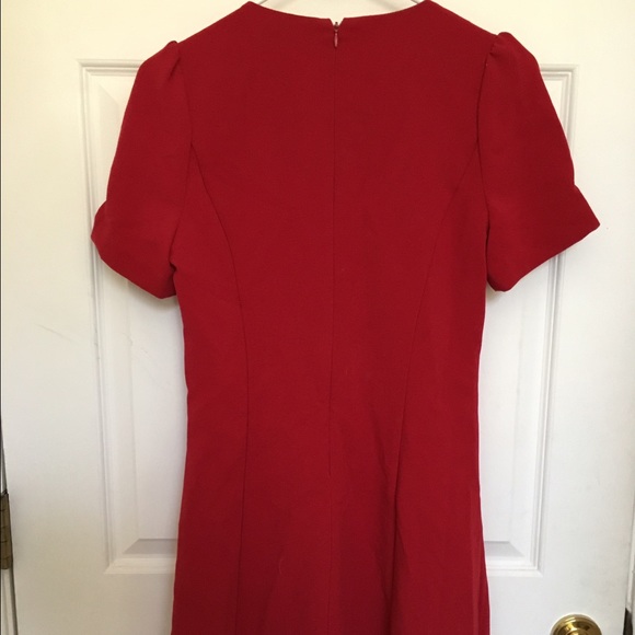 ❎Red midi gold button dress - Picture 5 of 5