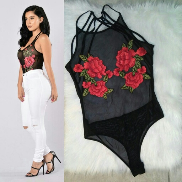 Tops - 🔥Sale🔥Rose Bodysuit