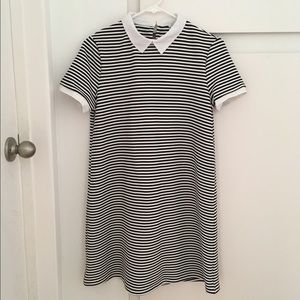 NWT Striped Collared Mini Dress by Zara, Medium